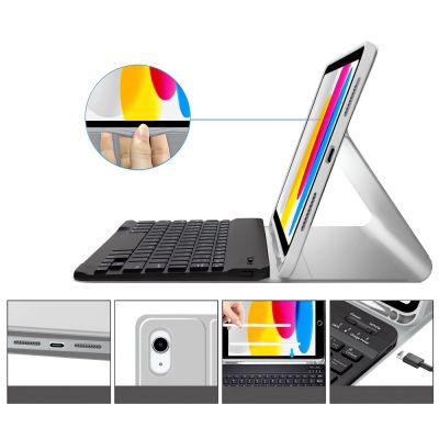 5. Etui Tech-Protect SC Pen + Keyboard na iPad 10.9" 2022 (10 gen.) / 11" 2025 (11 gen.) - szare