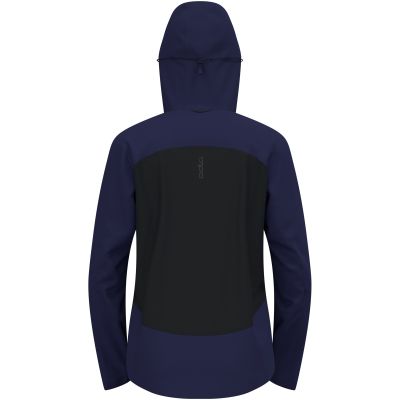 3. Kurtka przeciwdeszczowa damska Odlo X-ALP WATERPROOF PRO Jacket granatowa