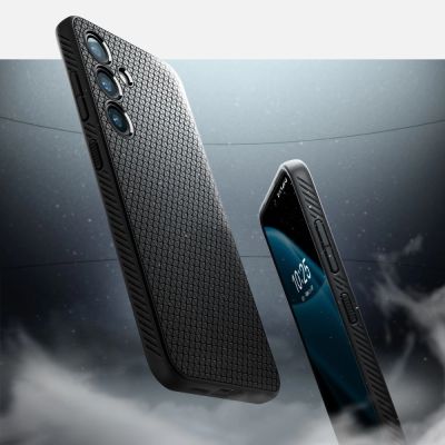 9. Etui Spigen Liquid Air na Samsung Galaxy S24 - czarny mat
