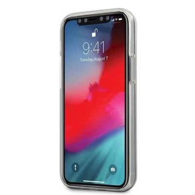 2. Etui Guess N.3 Flower Collection na iPhone 12 mini - granatowe