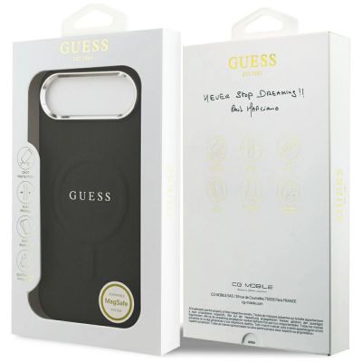 8. Etui Guess Classic Logo MagSafe na iPhone Air - czarne