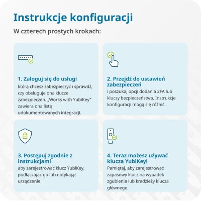 12. Klucz Sprzętowy Yubico Yubikey 5 NFC U2F FIDO