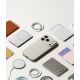 9. Etui Ringke Silicone MagSafe na iPhone 18 Pro / 17 Pro - beżowe