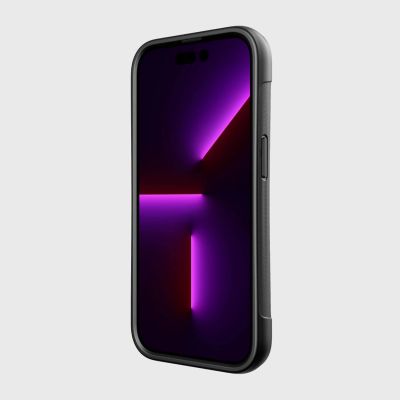 8. Raptic X-Doria Clutch Built Case etui iPhone 14 z MagSafe pokrowiec plecki czarny