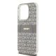 6. Etui DKNY IML Mono & Stripe MagSafe na iPhone 15 Pro - beżowe