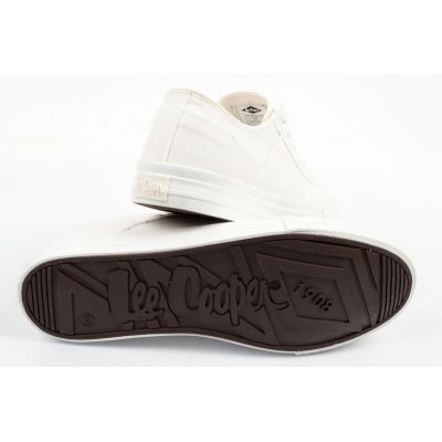 8. Lee Cooper buty sportowe damskie trampki modne białe wygodne