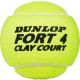 2. Piłki do tenisa ziemnego Dunlop Fort Clay Court 4szt 601613