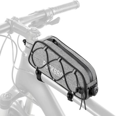 Torba rowerowa Rockbros TL004 ROAD TO SKY 0,7 l na ramę wodoodporna - szara