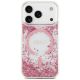 3. Etui Guess Resin Bottom Glitter MagSafe na iPhone 18 Pro / 17 Pro - różowe