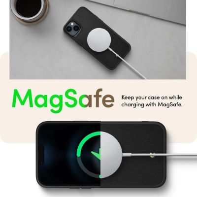12. Etui Spigen Cyrill Kajuk Mag z MagSafe na iPhone 14 Plus - czarne