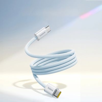 9. Kabel Baseus Dynamic 4 Pro 100W USB-C - USB-C 1m - niebieski