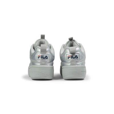 6. Fila Superbubble buty sportowe damskie sneakersy szare modne wygodne lekkie