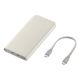 5. Powerbank Samsung EB-P3401XUEGWW 10000 mAh 25 W 2x USB-C - beżowy