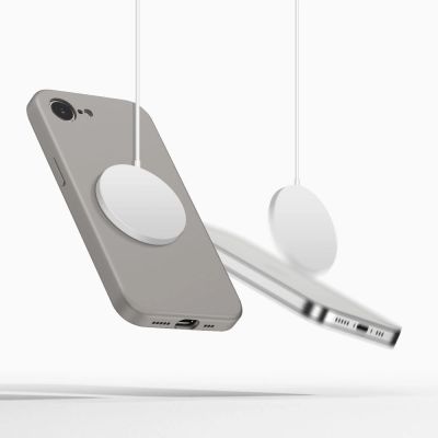 2. Etui Tech-Protect Silicone MagSafe na iPhone 16e / 17e - szare