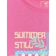 6. T-shirt regular z nadrukiem dziewczęcy 4F 4FJRSS26TTSHF4418-54S