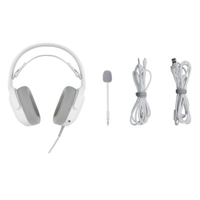 5. GAMIAC HS71 Zestaw słuchawkowy Przewodowa Opaska na głowę Gaming USB Type-C Biały
