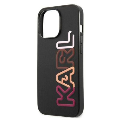 6. Etui Karl Lagerfeld Multipink Brand na iPhone 13 Pro / iPhone 13 - czarne
