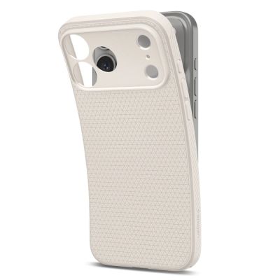 4. Etui Spigen Liquid Air na iPhone 18 Pro / 17 Pro - tytanowy