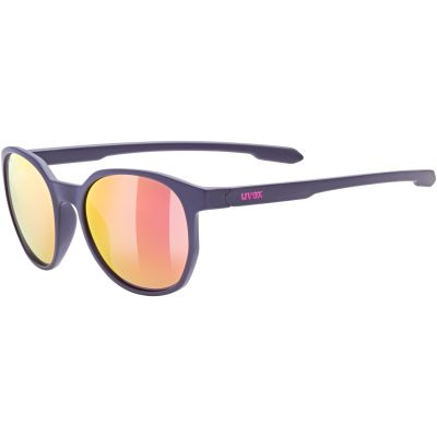 4. Okulary przeciwsłoneczne Uvex LGL 54 - blue matt/mirror purple