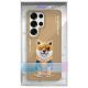 7. Etui Nimmy Glasses Cool Dog na Samsung Galaxy S26 Ultra - beżowe