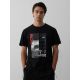 T-shirt regular z nadrukiem męski 4F 4FRAW26TTSHM4447-20S
