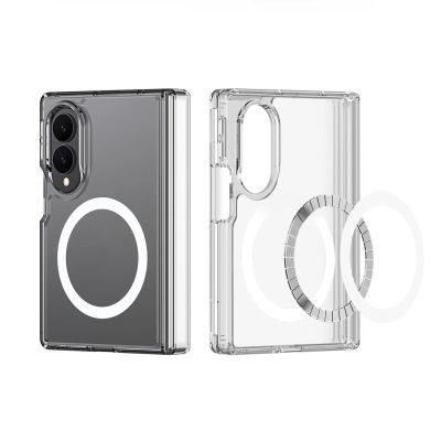 3. Etui Dux Ducis Clin Mag na Samsung Galaxy Z Fold 8 Wide kompatybilne z MagSafe - przezroczyste