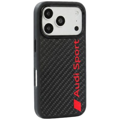 3. Etui Audi R8 Carbon Fiber MagSafe na iPhone 18 Pro / 17 Pro - czarne