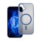 4. Etui 3mk Frosty MagCase Blue na Apple iPhone 16 Plus - przezroczyste