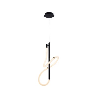 PENDANT LED LIGHT TIGRIS BAR 4000K BLACK
