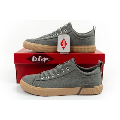 10. Lee Cooper buty sportowe męskie trampki modne szare wygodne