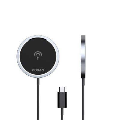 9. Ładowarka indukcyjna Dudao A12XS 15W kompatybilna z MagSafe - czarna