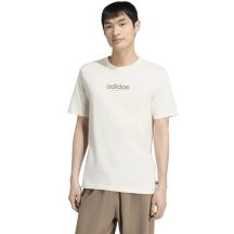 Koszulka męska adidas Burger Flavor Graphic kremowa KT9723