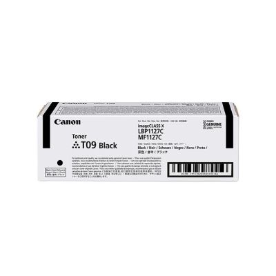 2. Canon TONER T09 BK kaseta z tonerem 1 szt. Oryginalny Czarny
