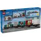 2. LEGO City 60509 - Portowy pociąg towarowy, dźwig i ciężarówka