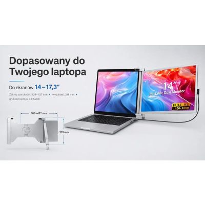 7. Monitor dla laptopów EXTRALINK SMART LIFE 14" TO 17"