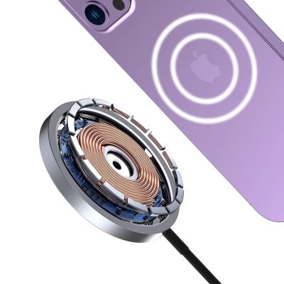 5. Ładowarka indukcyjna Dudao A12XS 15W kompatybilna z MagSafe - czarna