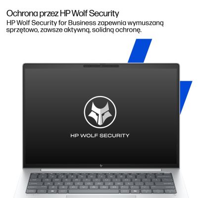 6. HP EliteBook 8 G1i Next Gen AI PC Copilot+ PC Intel Core Ultra 5 228V Laptop 35,6 cm (14") WUXGA 32 GB LPDDR5x-SDRAM 512 GB SSD Wi-Fi 7 (802.11be) Windows 11 Pro Srebrny