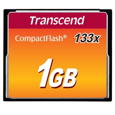Transcend 1 GB CF 133x Karta pamięci CompactFlash MLC