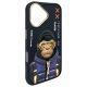 4. Etui Nimmy Cool&Cute 2.0 Monkey na iPhone 16 - czarne