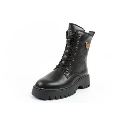 3. Lee Cooper buty botki trapery damskie sztyblety skórzane ocieplane