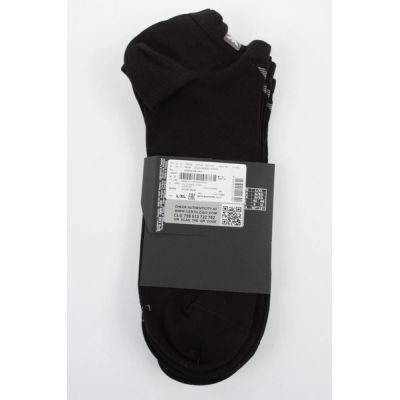 7. Emporio Armani skarpety stopki Calza bawełna czarne wygodne 3-Pack