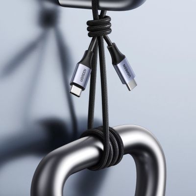5. Ugreen kabel przewód USB Typ C - USB Typ C Power Delivery 240W 5A 2m szary (90440 US535)