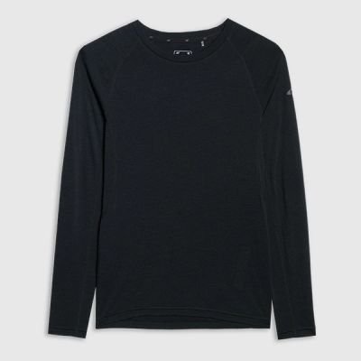 3. Longsleeve trekkingowy szybkoschnący z wełną merino damski 4F 4FWAW25TFLOF433-20S