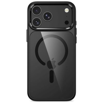 3. Etui Tech-Protect Magmat Magsafe CC na iPhone 17 Pro Max / 18 Pro Max - przezroczysto-czarne