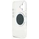 7. Etui Guess IML Metal Colored Circle Classic Logo MagSafe na iPhone 16 - czarne