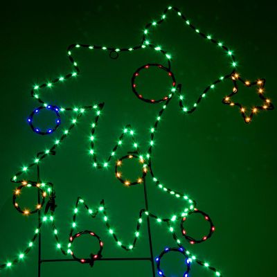 4. FIGURKA DEKORACYJNA CHOINKA 301LED 59CM IP44 LUCA