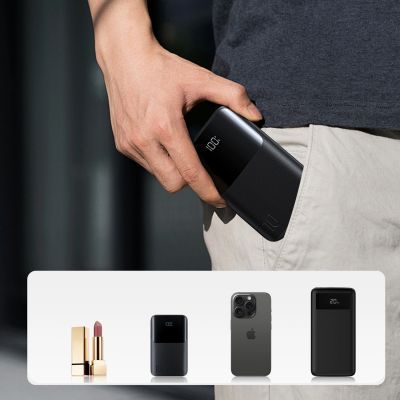 12. Powerbank Joyroom JR-QP191 Star Series Mini 10000mAh 22,5W z wyświetlaczem cyfrowym - czarny