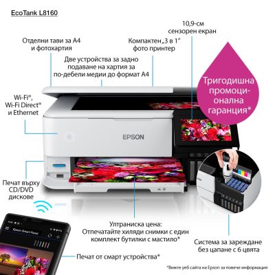41. Epson EcoTank L8160