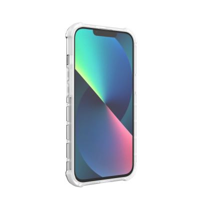 18. Ombre Protect Case etui do iPhone 14 pancerny pokrowiec różowo-niebieskie