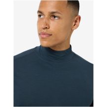 Longsleeve męski SUPER.NATURAL M TUNDRA175 TURTLENECK granatowy
